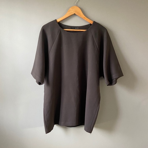 OAK + FORT Sweaters - Oak + Fort Oversized Short-Sleeved